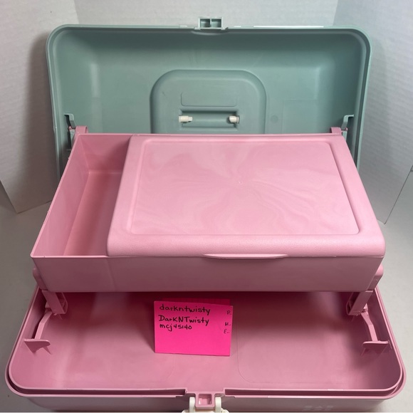 BNWT RETRO CABOODLES ON THE GO LARGE MAKEUP CASE - Picture 10 of 16
